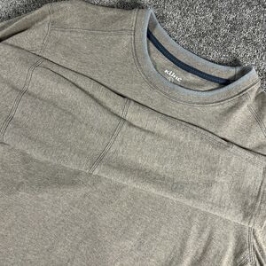 Kuhl Mens L Brown Wildfibre Organic Cotton Long Sleeve Crew Neck Shirt